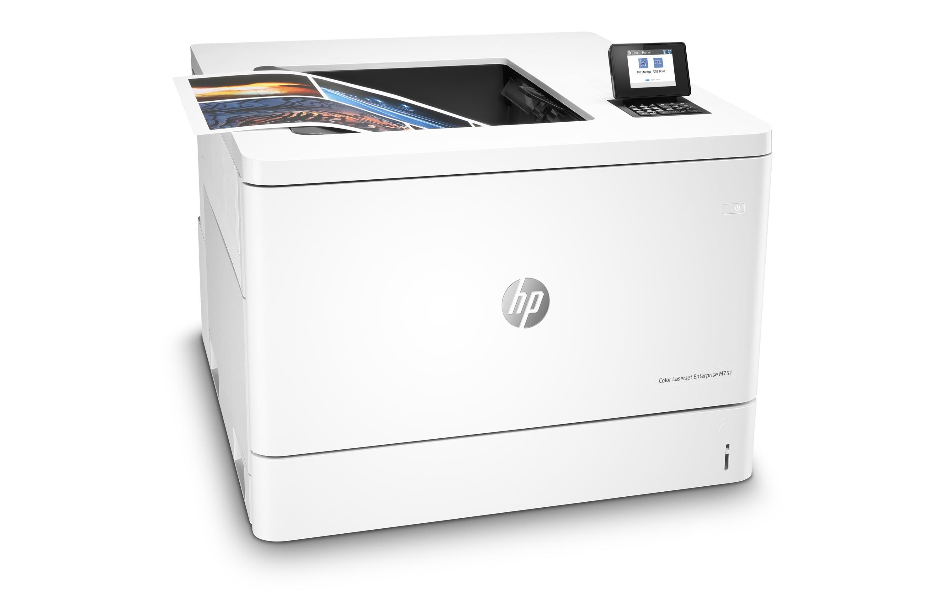 Drucker Color LaserJet Enterprise M751dn<br>Schneller, netzwerkfähiger Farblaser-Drucker mit automatischer Duplexeinheit