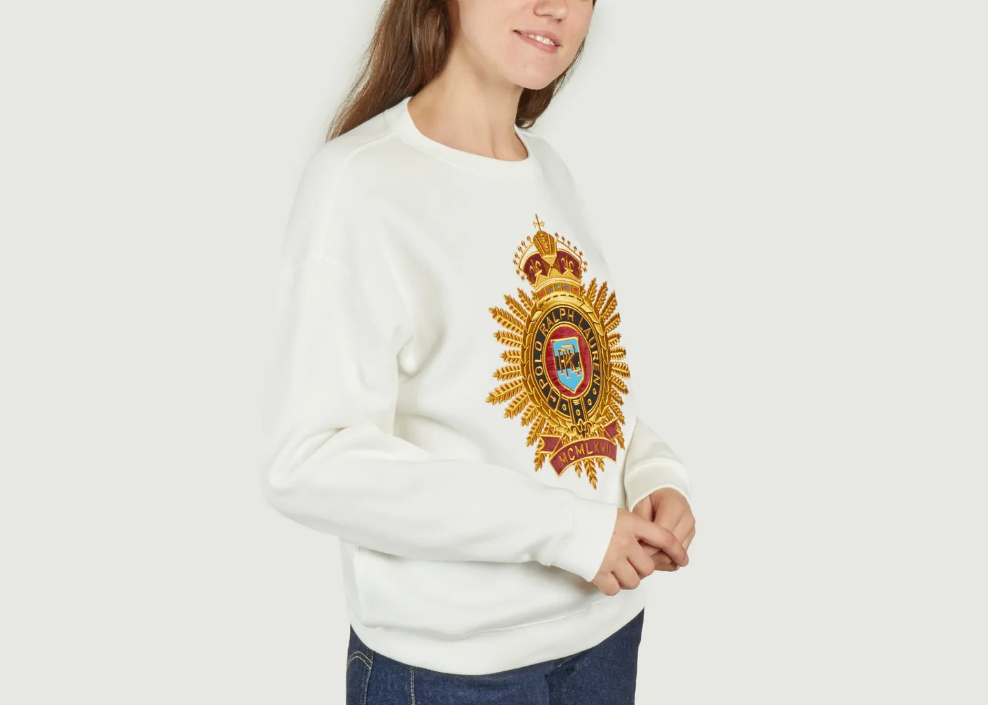 Sweat Molleton à Écusson Polo Ralph Lauren