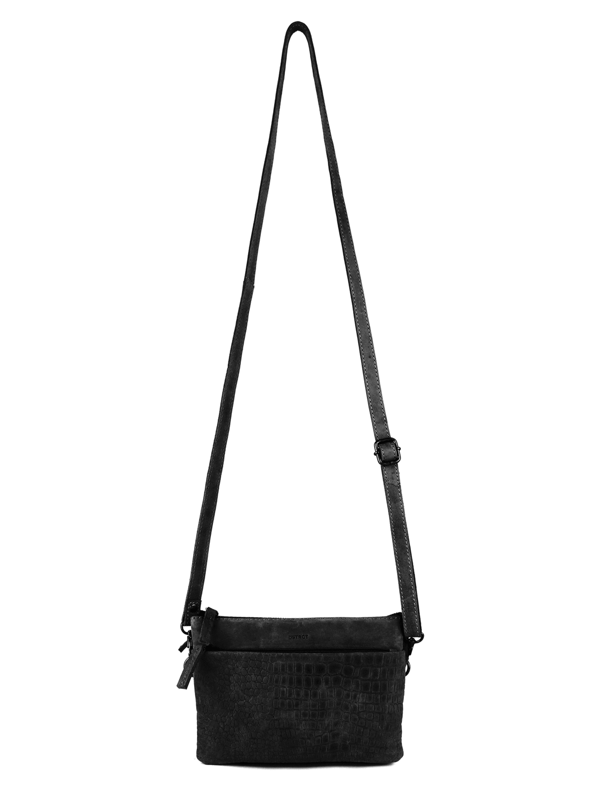 DSTRCT Alligator Creek Crossbody Clutch Black