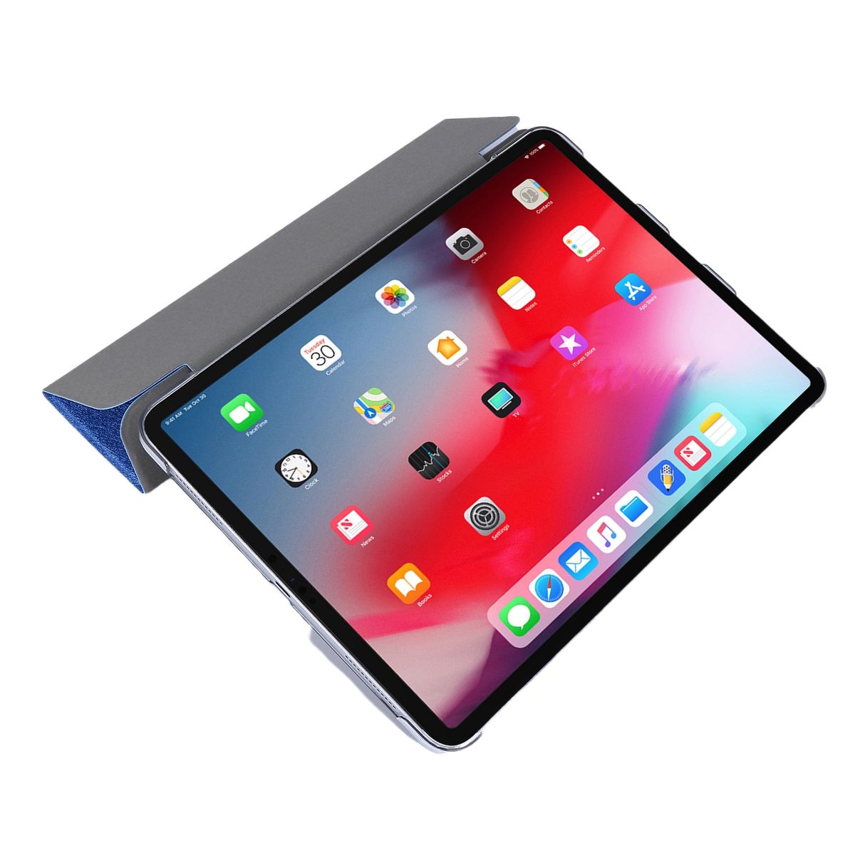 Schutz Tablet Hülle für Apple iPad Pro 12.9 (2021) Case Cover Tasche Etuis Blau