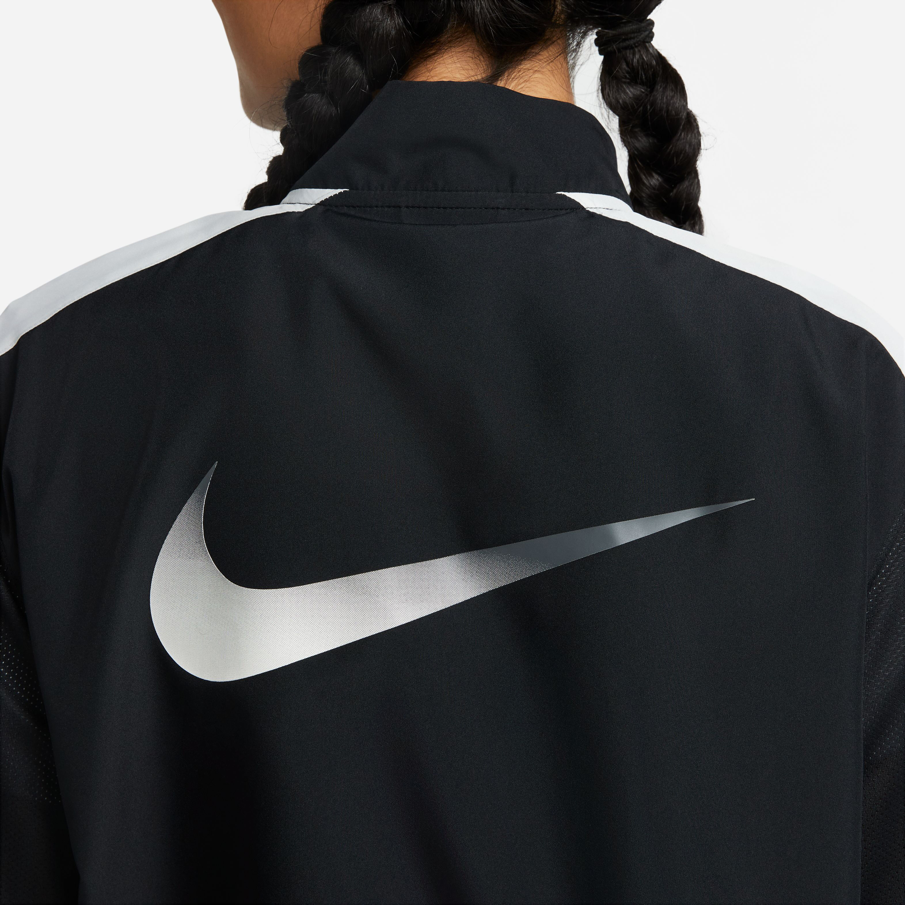 Nike Swoosh Run Veste Running Femmes - Noir , Gris