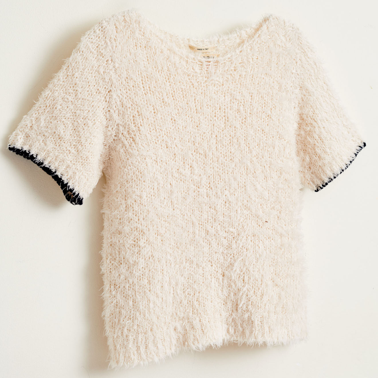 Bellerose Pull 100% Coton Bio Nomed fluffy écru