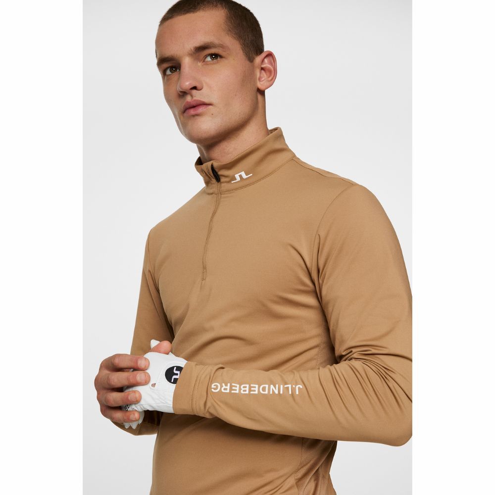 Tour Tech Midlayer Herre Tigers Eye