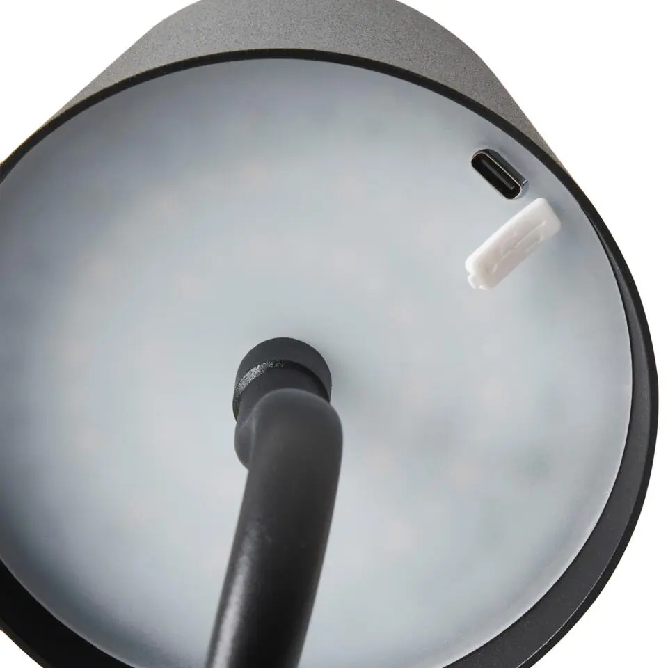 VOUGA - Tafellamp - Zwart - Aluminium/IJzer