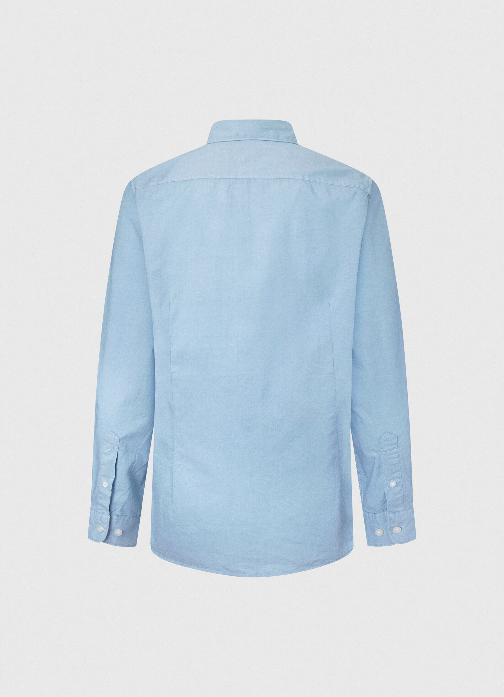 Camisa PEYTON FIT SLIM POPLIN - azul claro