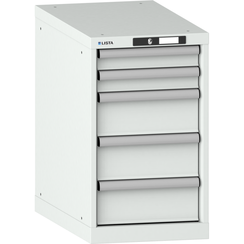 Armoire à tiroirs Lista 18x36E H 70 x L 41,1 x P 72,5 cm avec plusieurs tiroirs Key Lock