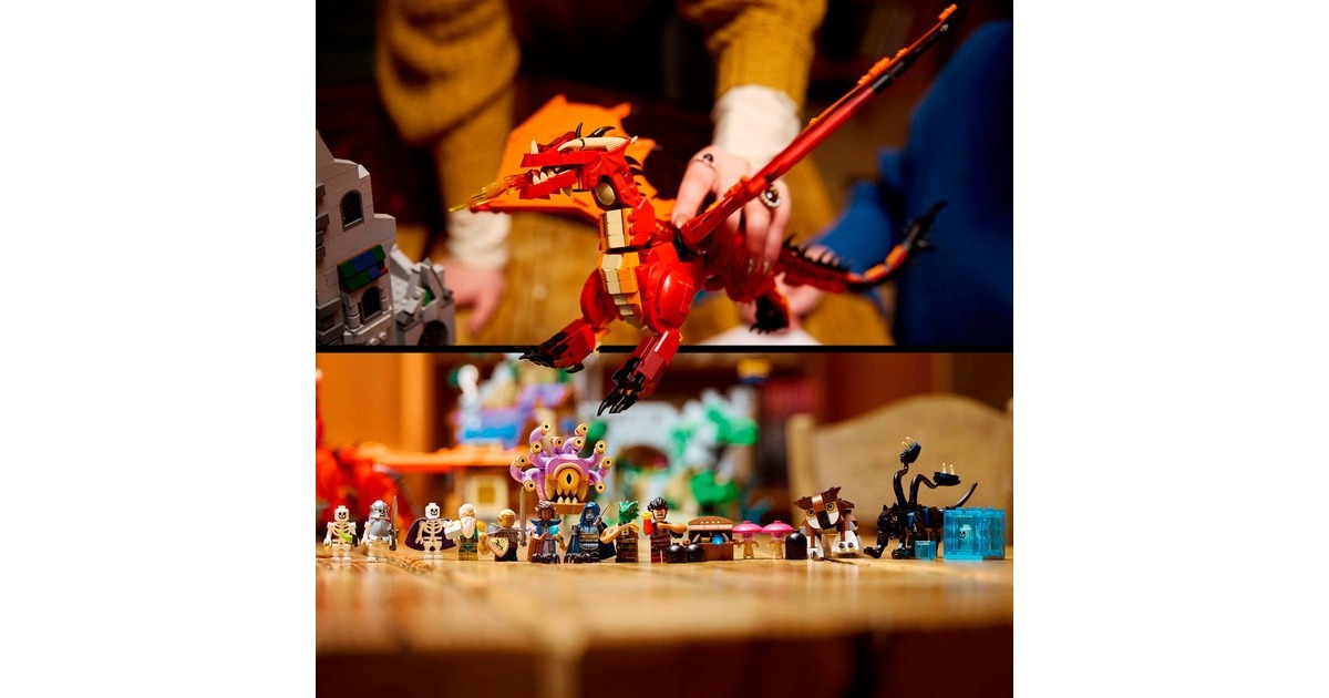 LEGOIdeas - Dungeons & Dragons: het verhaal van de rode draak Constructiespeelgoed  (21348)