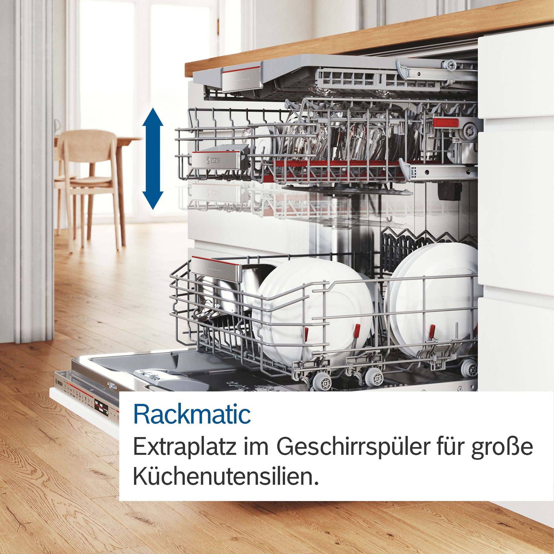 BOSCH Einbau-Geschirrspüler SMV46KX04E - vollintegriert - E