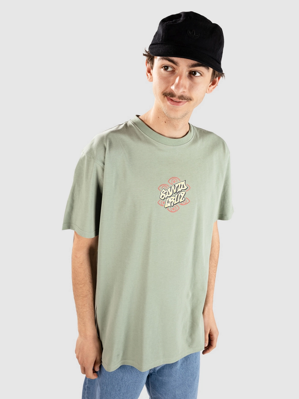 Santa Cruz Salba Eyes Dot T-Shirt moon rock