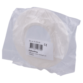 Handson Plafondring 138 mm Gat 60 mm Wit