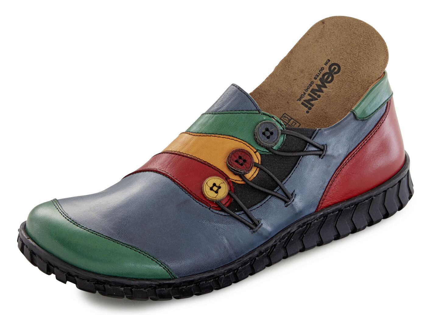 Gemini Slipper mit Zierknöpfen