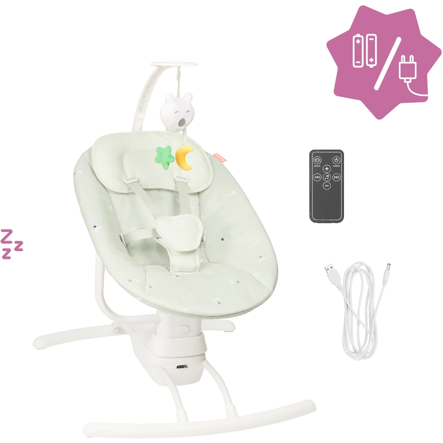 babymoov Ferngesteuerte Babyschaukel Creme
