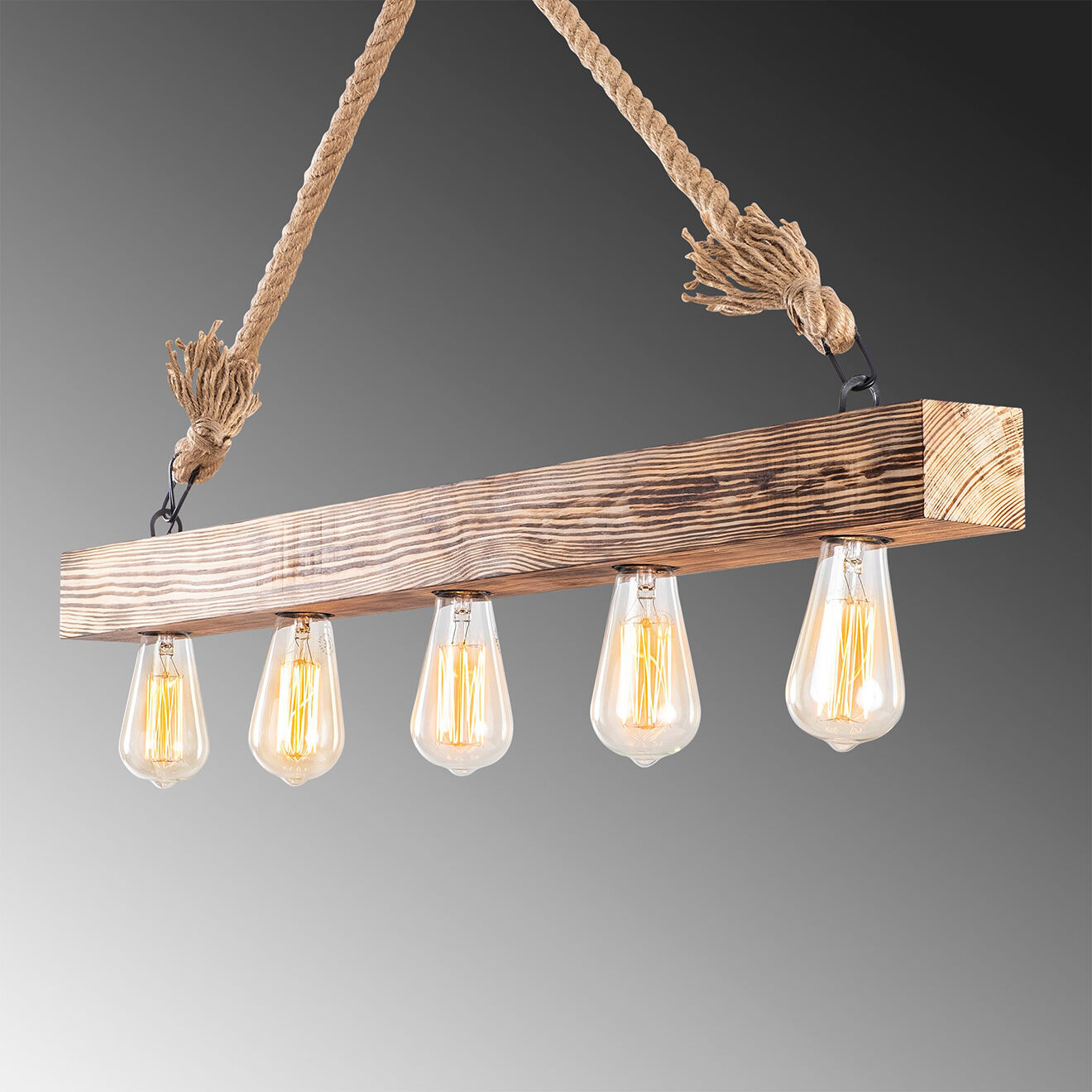 Opviq Lustre Erebos bois - 100x7x53 cm