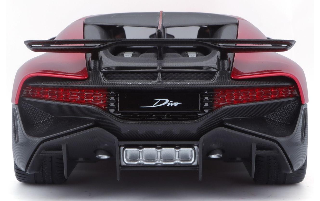 Bugatti Divo Rot 1:18Sammlermodell im Massstab 1:18