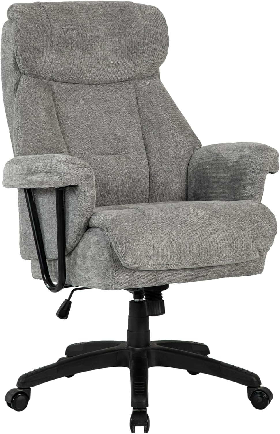 Duo Collection Chefsessel Mauro XXL | Microfaser in grau | Taschenfederkern | belastbar bis 150 kg