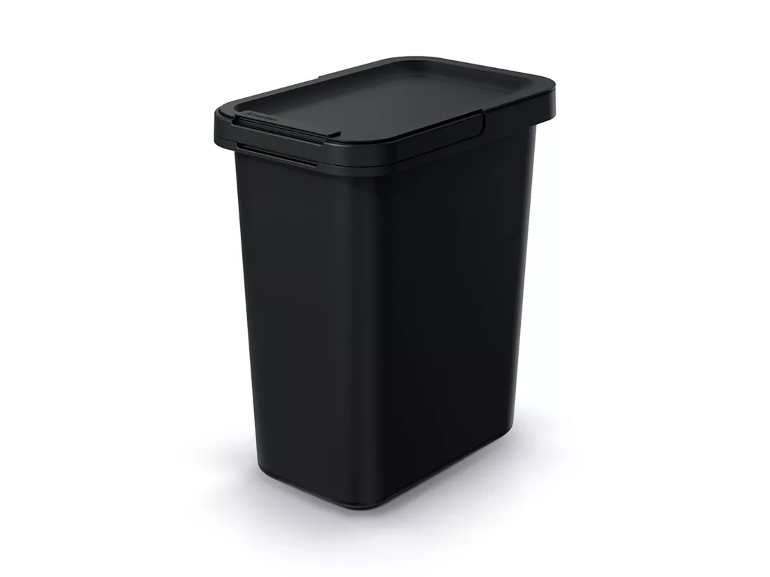 Système de recyclage 12L en noir Keden 29x19x35