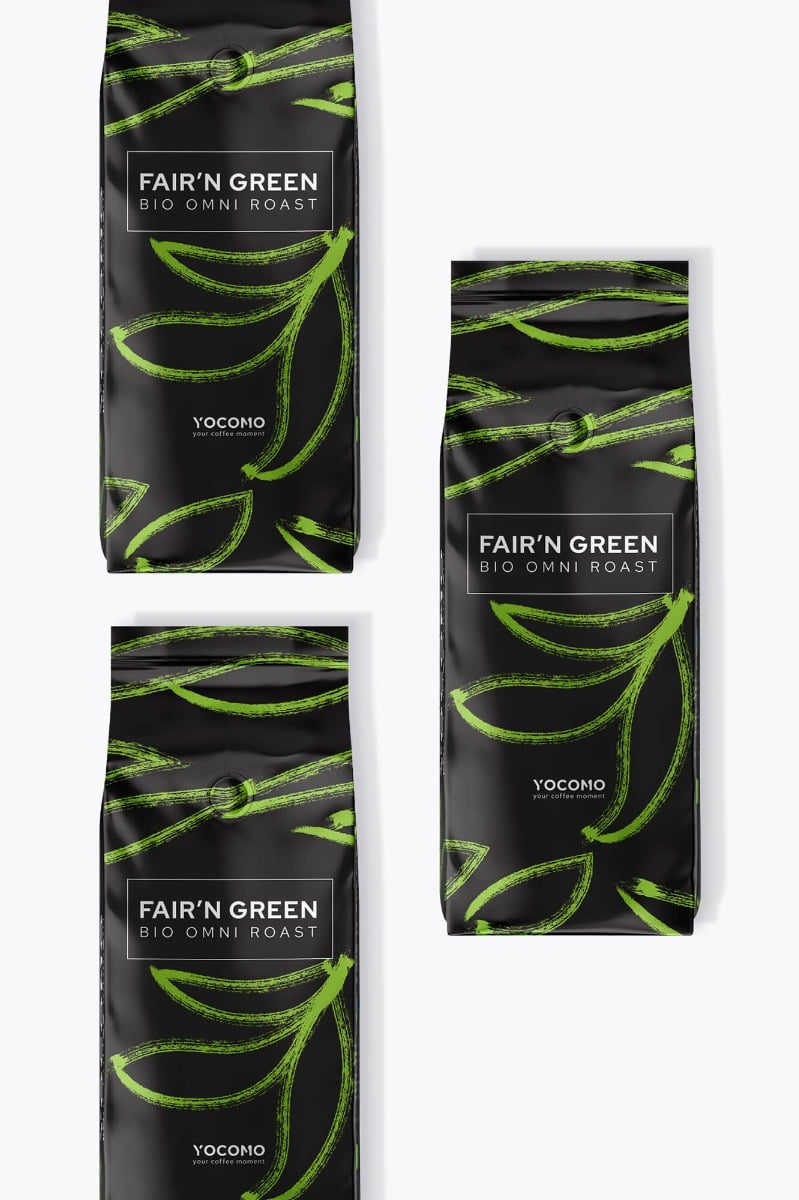 YOCOMO Fair 'n Green Bio Omni Roast Vorteilspaket 3kg