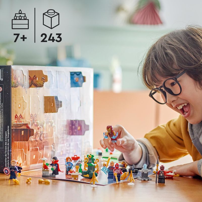LEGO Marvel Avengers Adventskalender 2023 met 24 Cadeautjes - 76267