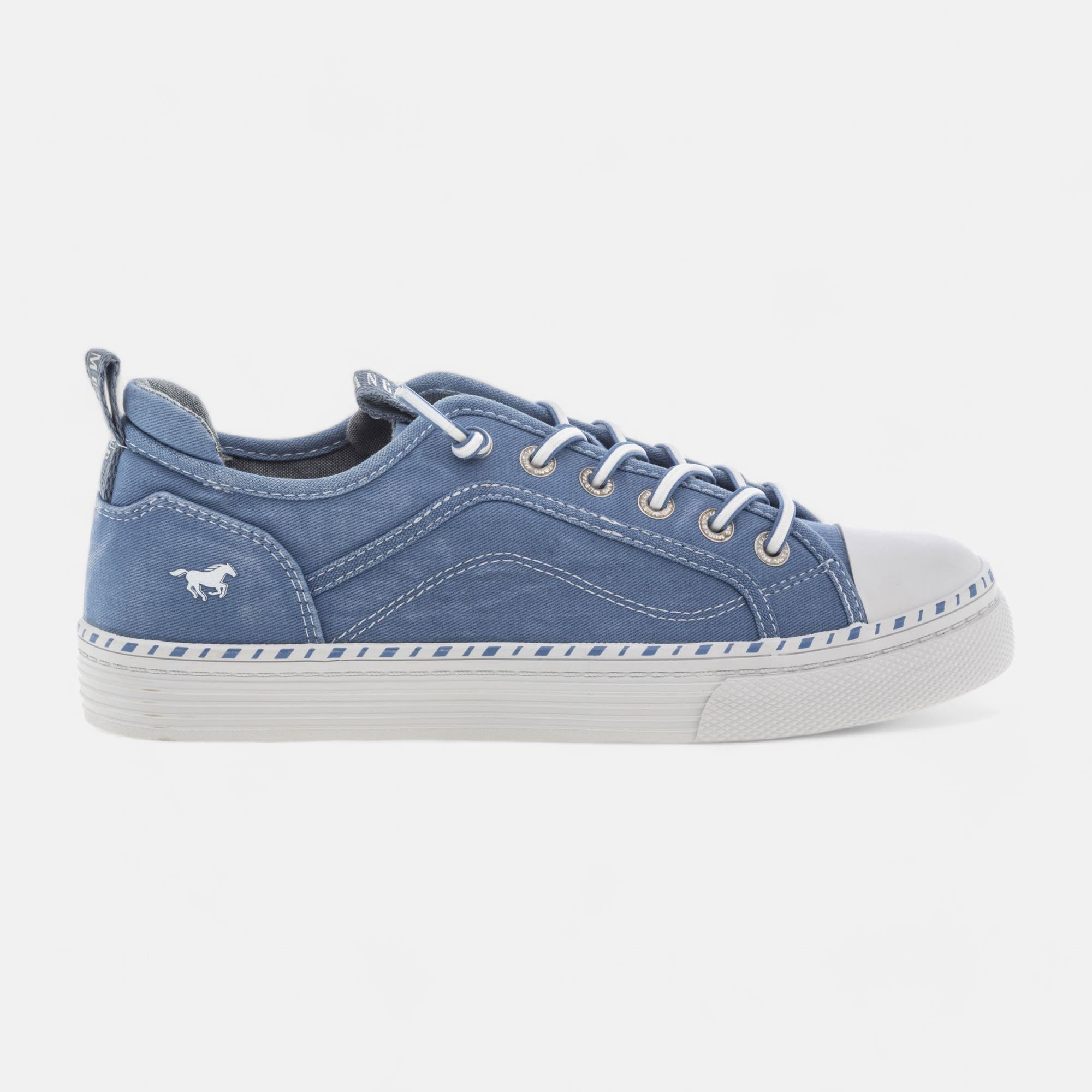 Baskets en toile Femme bleu