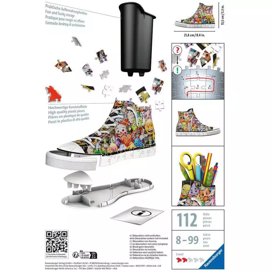 Ravensburger Sneaker - Emoji bunt