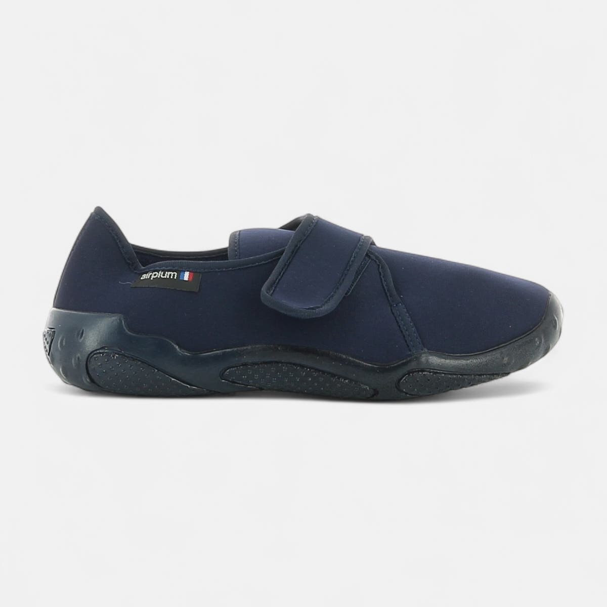 Pantoufles attaches velcros Homme bleu marine