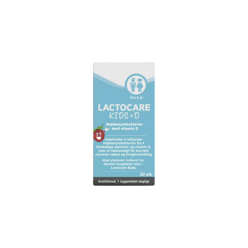 Lactocare Kids   D - 30 tyggetabletter