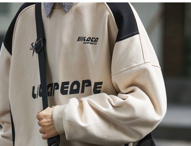 Wavecho - Effen canvas crossbodytas