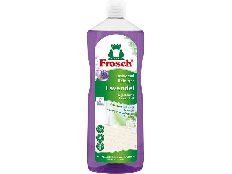Frosch Allzweckreiniger Lavendel 1 l Reiniger für Böden und Oberflächen, Lavendel-Duft, 1000 ml
