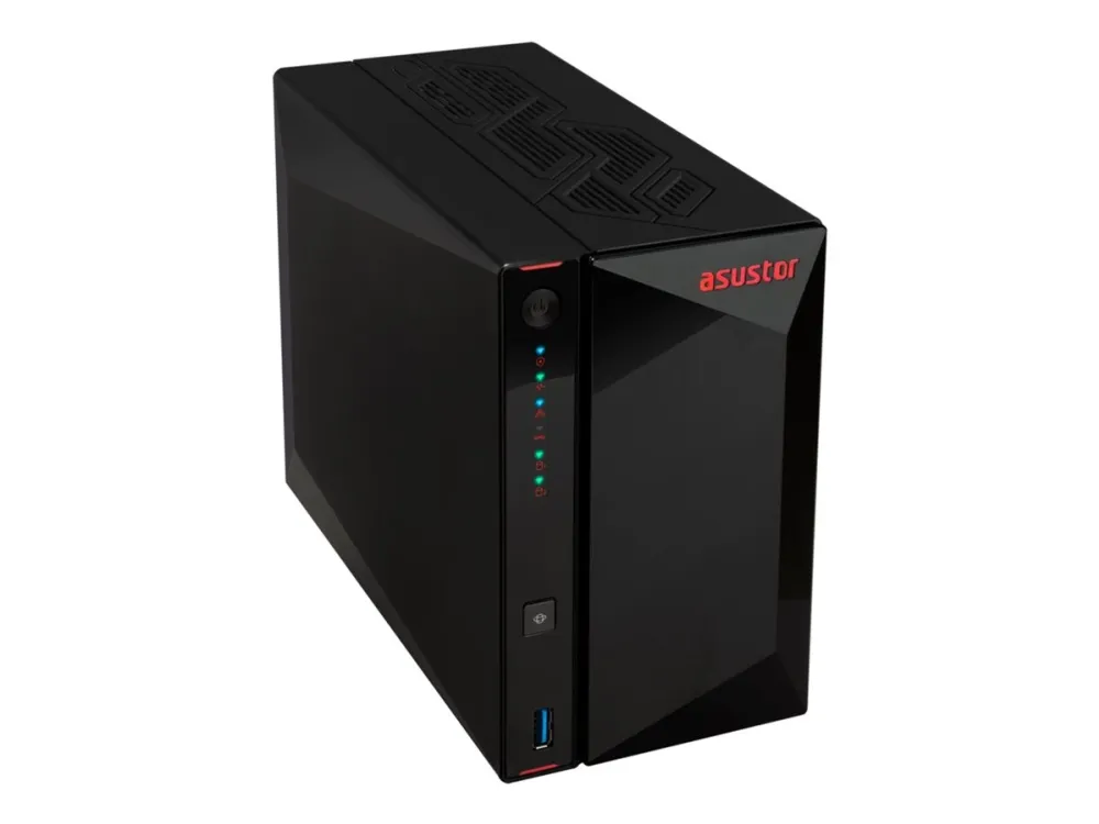 ASUSTOR Nimbustor 2 Gen 2 AS5402T - NAS-server - SATA 6Gb/s - RAID RAID 0, 1, 5, 6, 10, JBOD - RAM 4 GB - 2.5 Gigabit Ethernet - iSCSI support