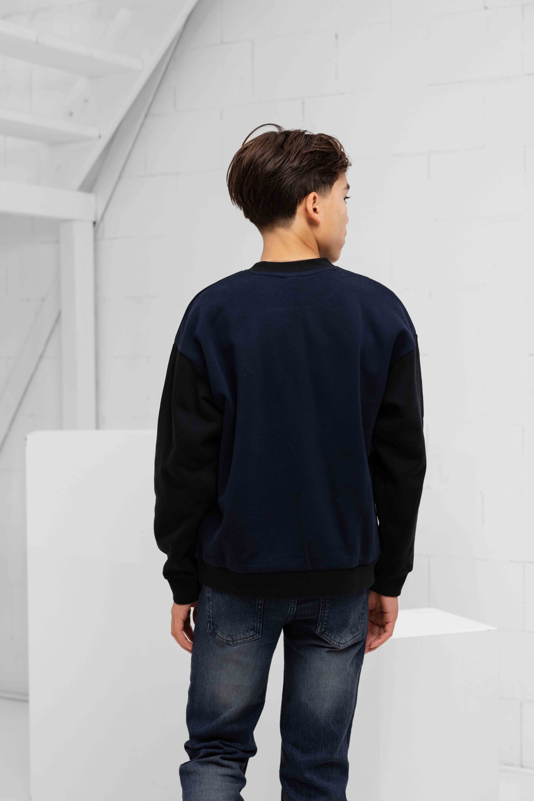 Kenzo Cosmic Fun Sweater Kids Donkerblauw