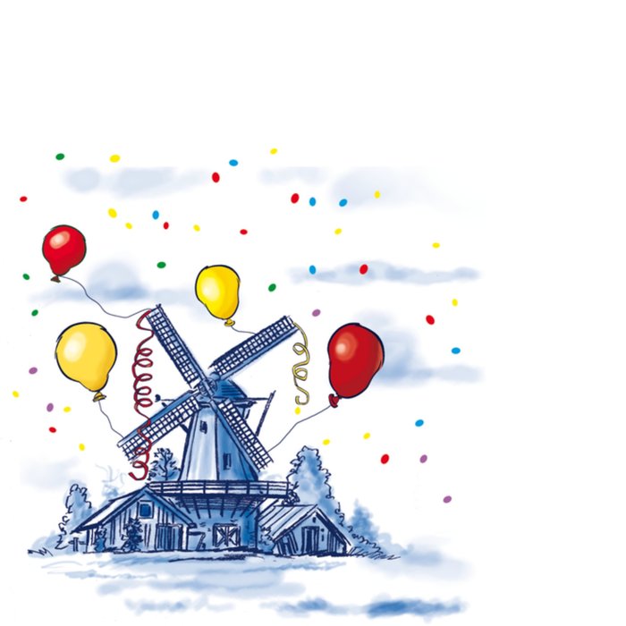 Old Dutch | Kinderfeestje | met naam en leeftijd