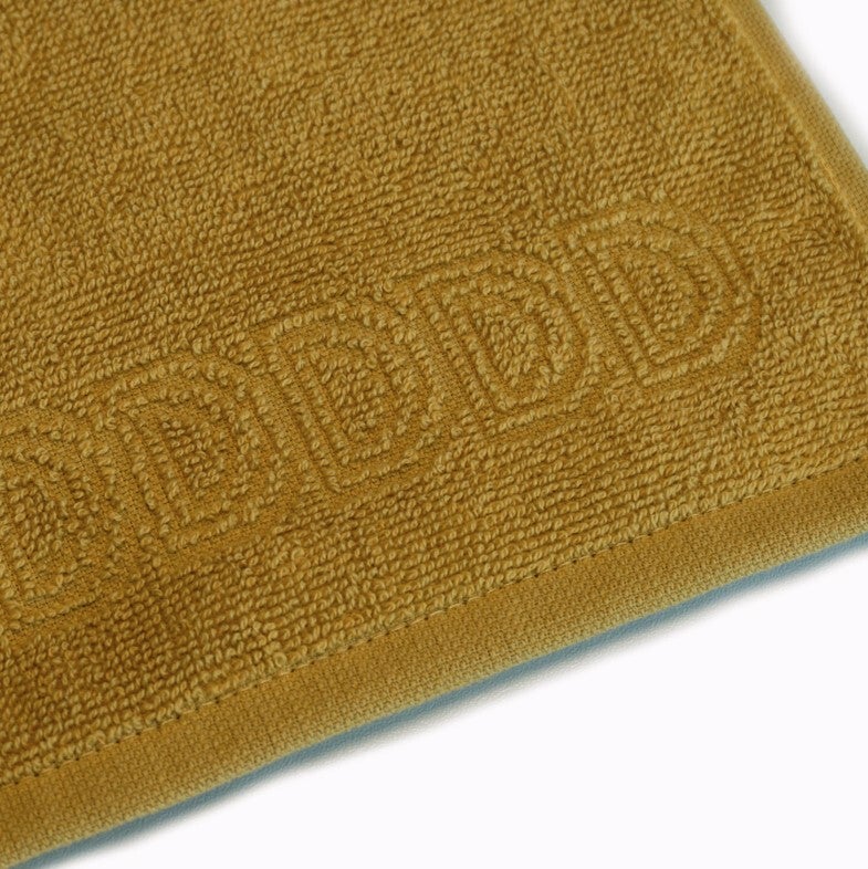 DDDDD keukendoek Logo oker 50 x 55 cm