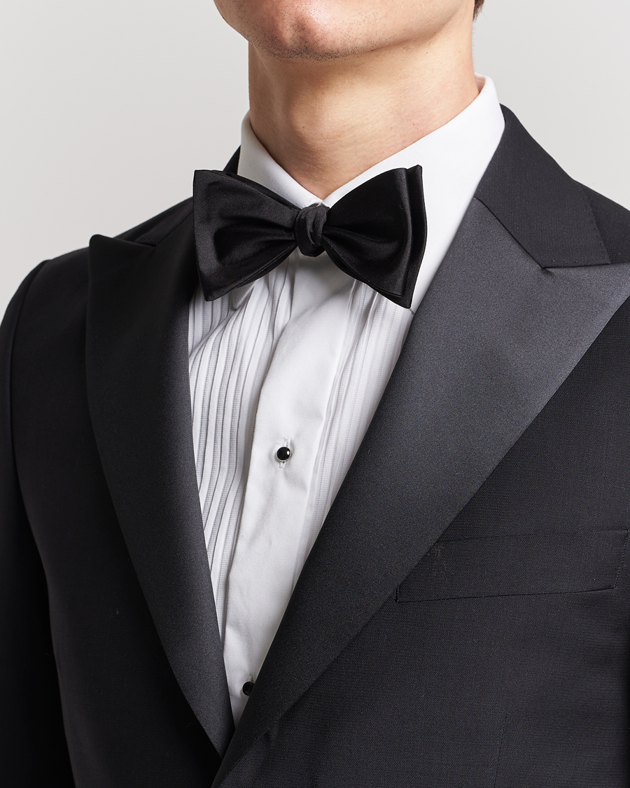 Silk Self Tie Black