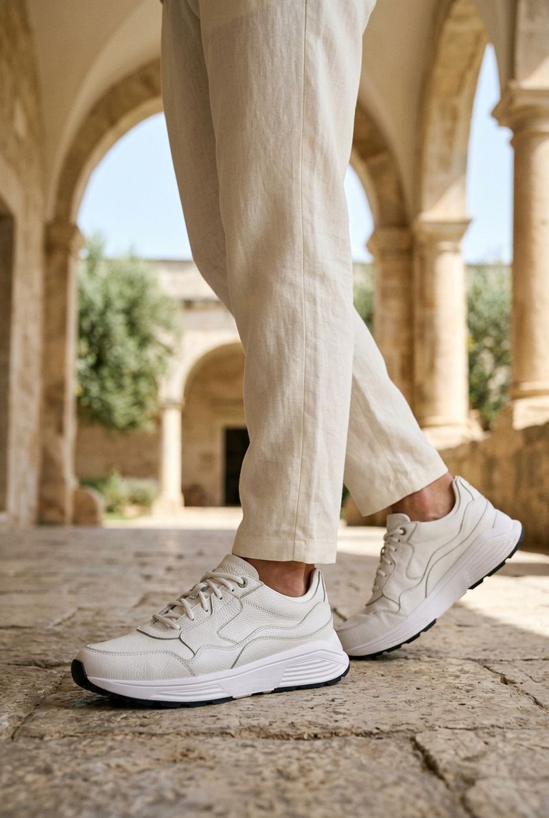 Xsensible Golden Gate Stretchwalker Sneakers Wit Heren