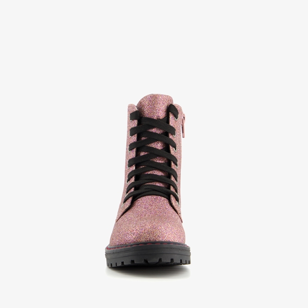 Blue Box meisjes veterboots met glitters