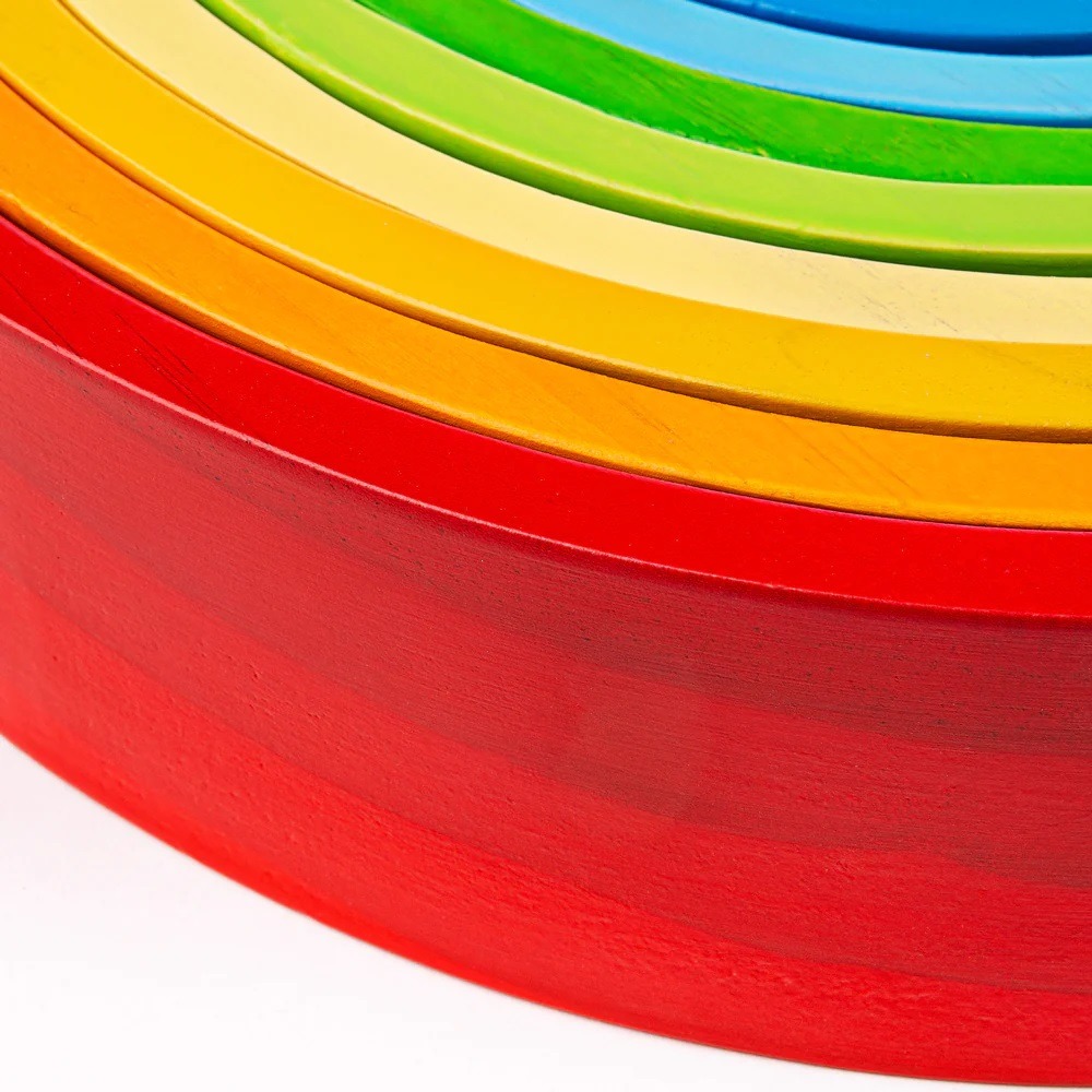 Grand empilable arc-en-ciel