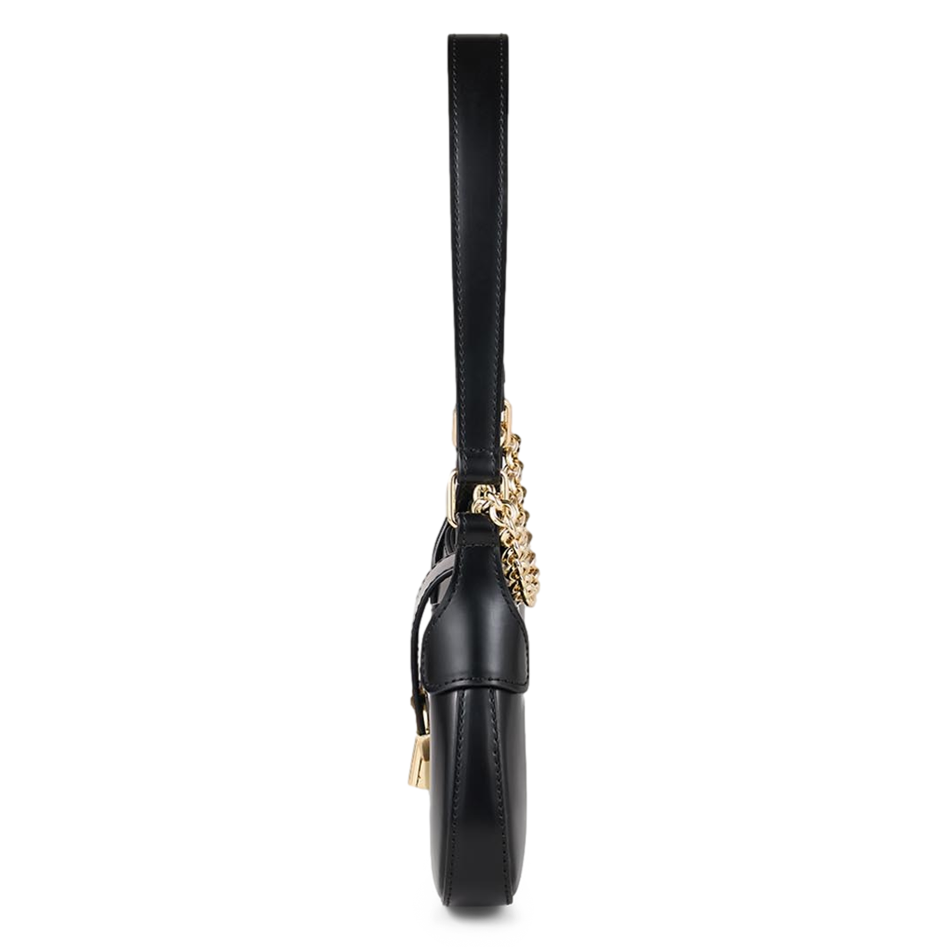 Sac porté épaule en cuir | Noir