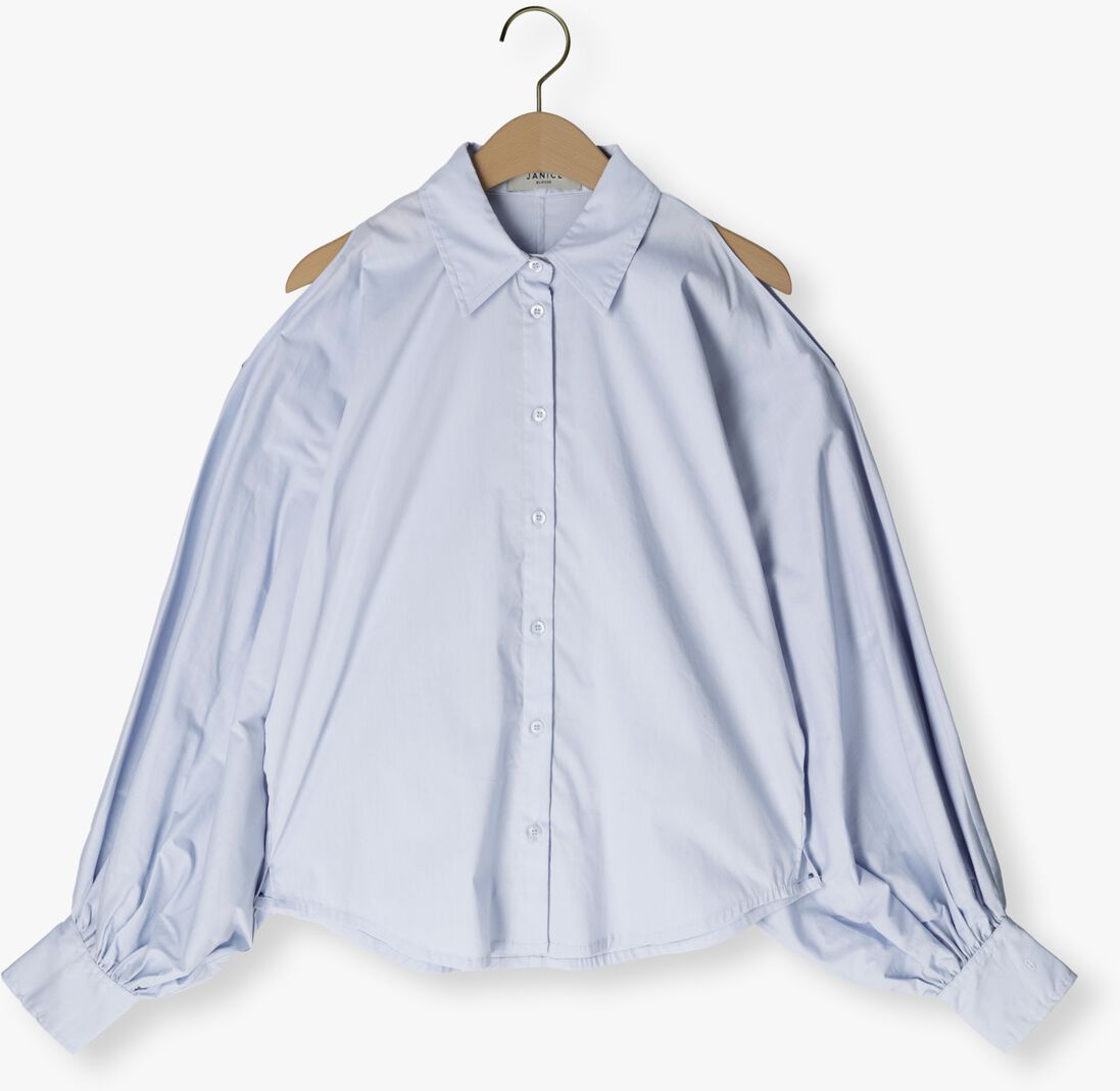 lichtblauwe janice blouses stone