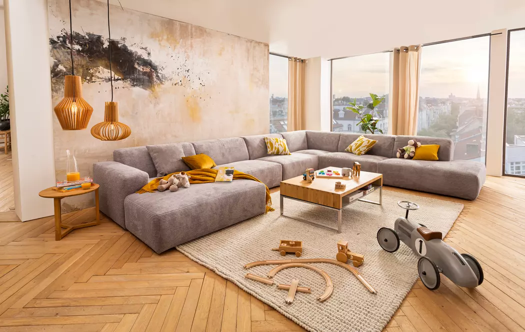 1-Sitzer mit Anstellhocker Valencia