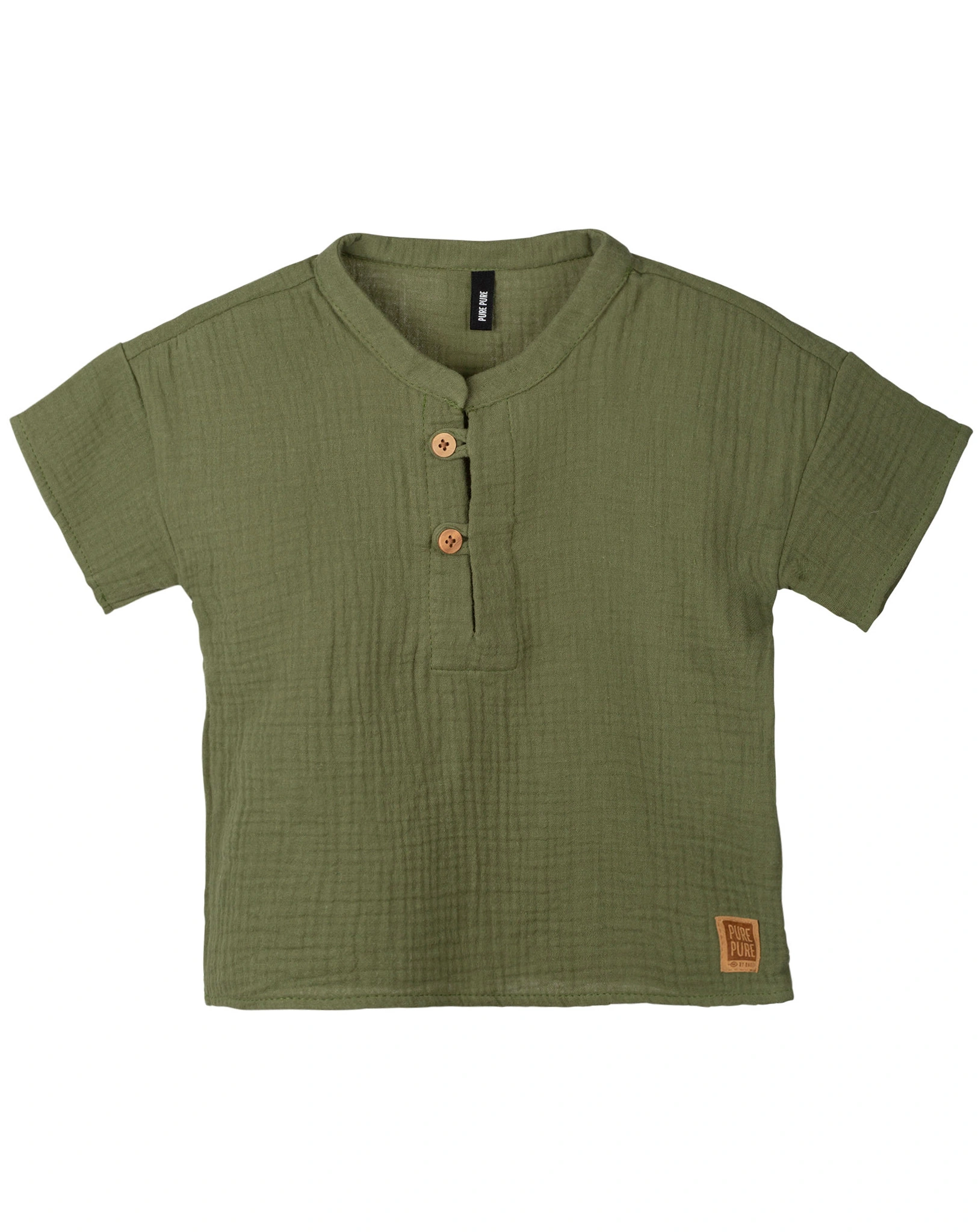 Mull-T-Shirt BASIC PURE in dill