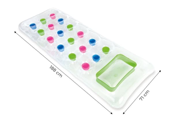 Oppblåsbar strandmadrass for svømming 188x89 cm INTEX 59894