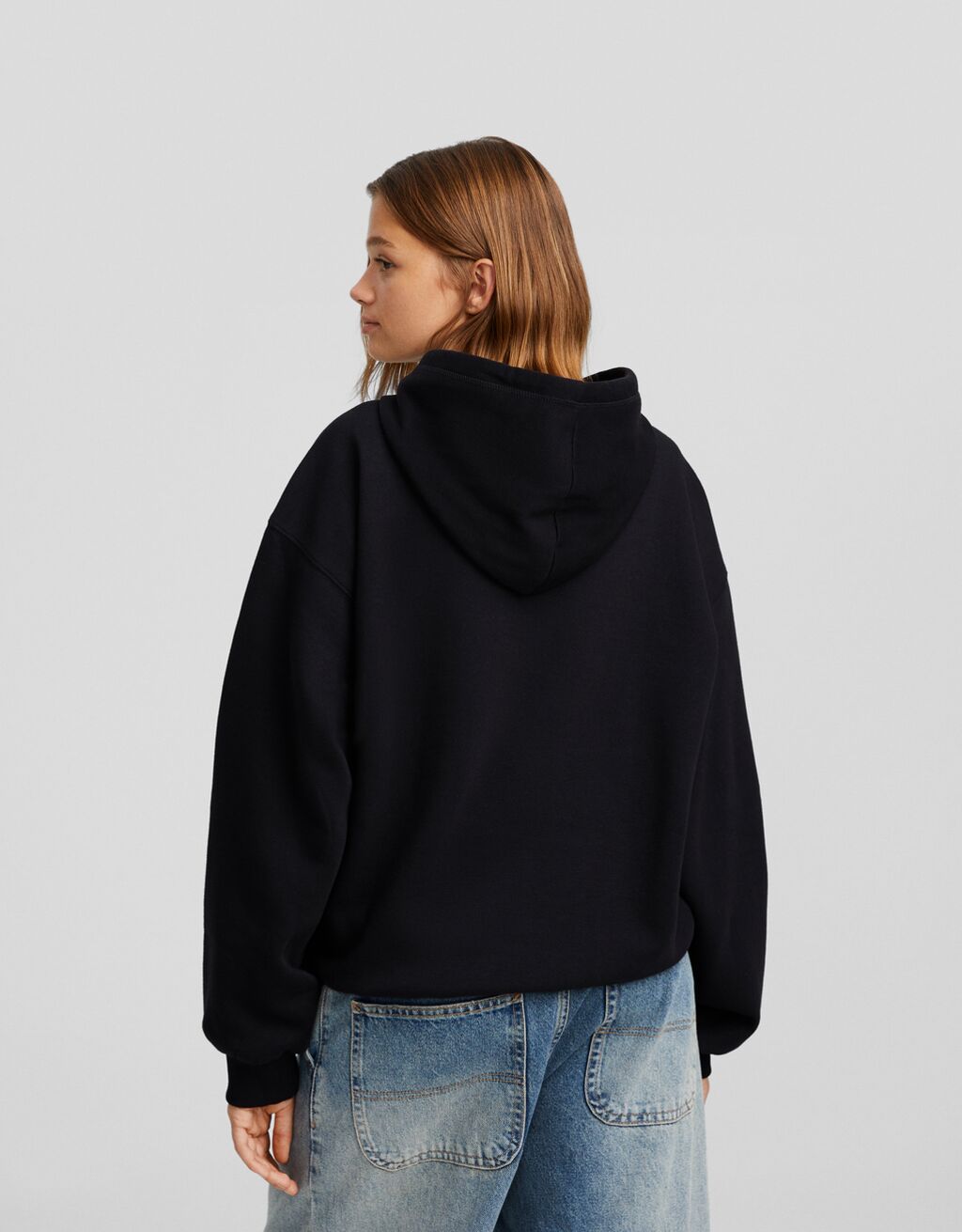 Moletom oversized com bolso