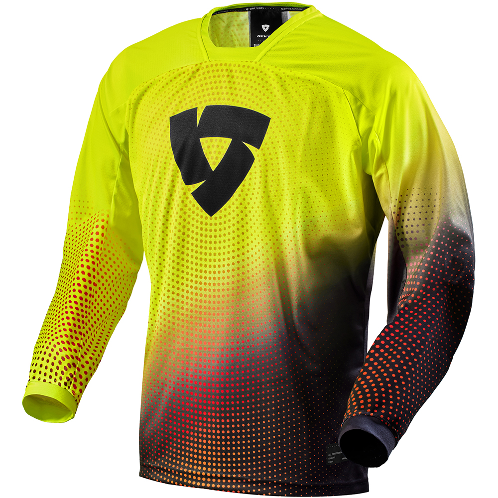 Rev'it - Maillot Seeker Jaune / Noir