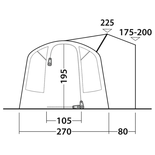 Outwell - Talladega Air - Auvent camping-car