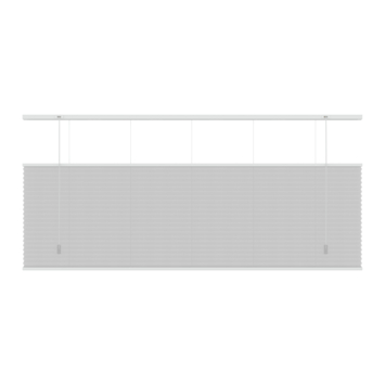 KARWEI enkel plisségordijn lichtdoorlatend wit (kleurnr. 6010) 180x180 cm (bxh)