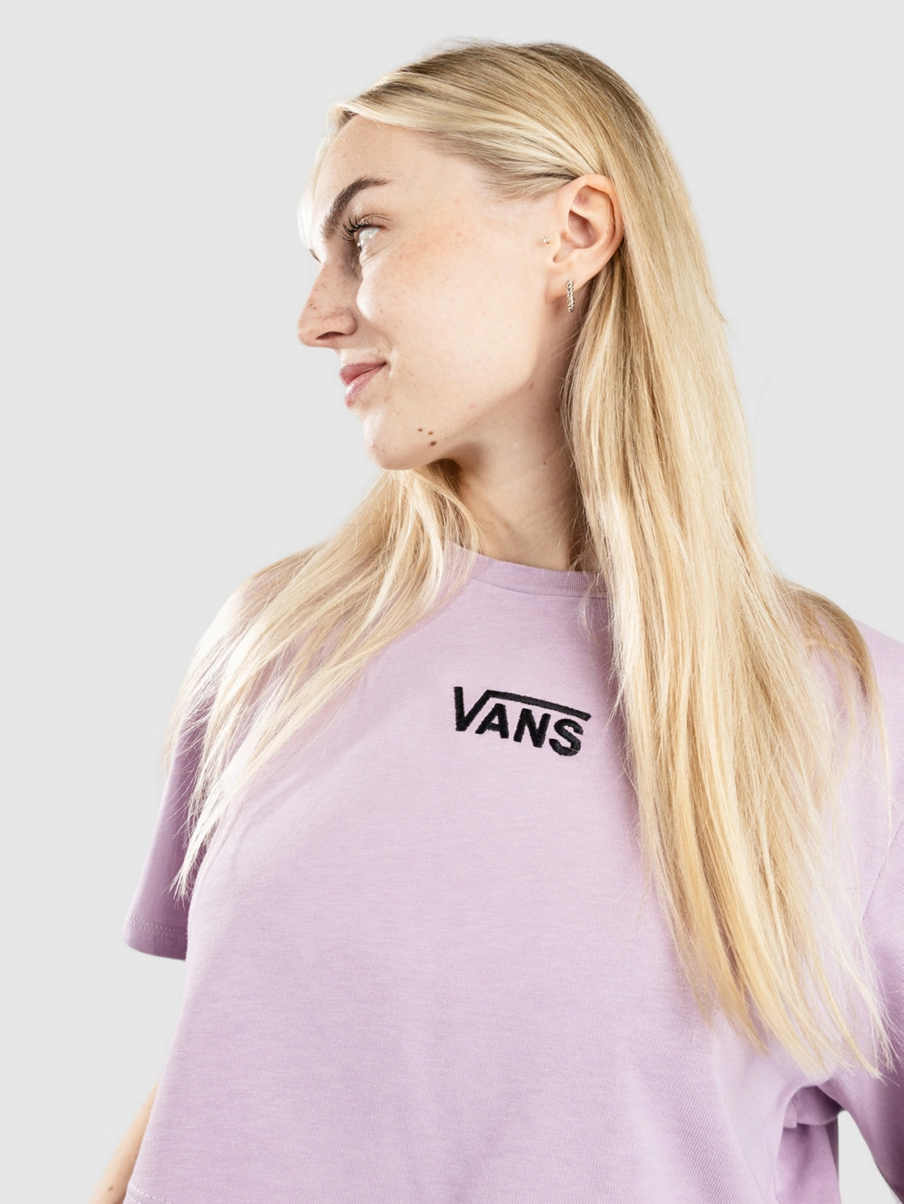 Vans Flying V Crew Crop II T-Shirt lavender mist