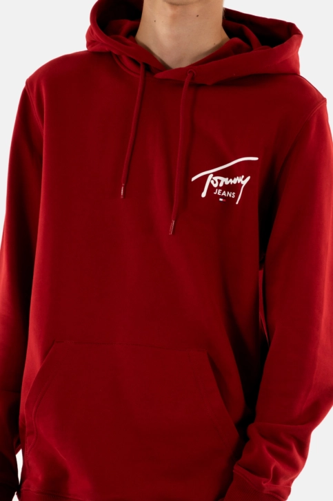 Sweat tommy jeans reg entry graphi xit regatta red