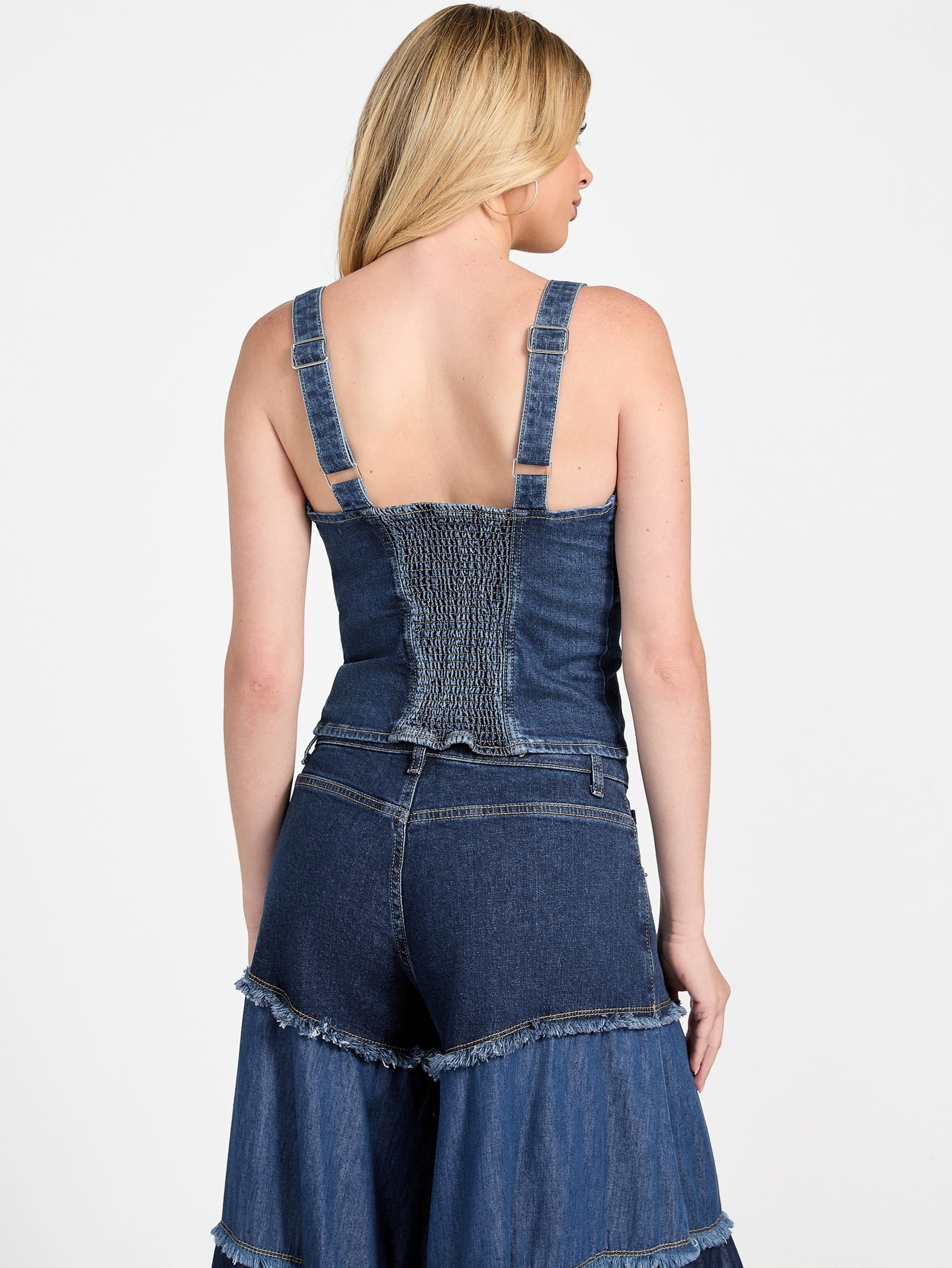 Bustiê Cathy em jeans
