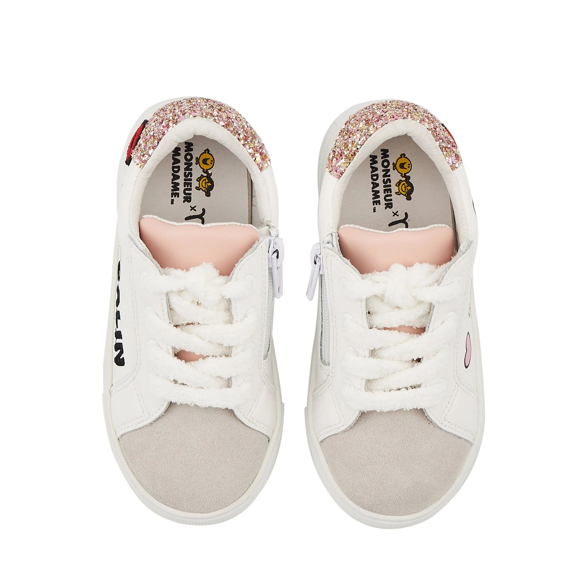 MINI SIMONE CALIN - Sneakers en cuir | Blanc
