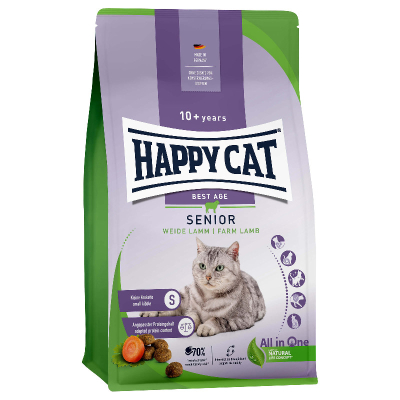 Happy Cat Trockenfutter Best Age Senior Weide Lamm